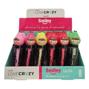 Lip Oil Smiley Tejar X6 Souvenir Cumpleaños Jaez Regalos